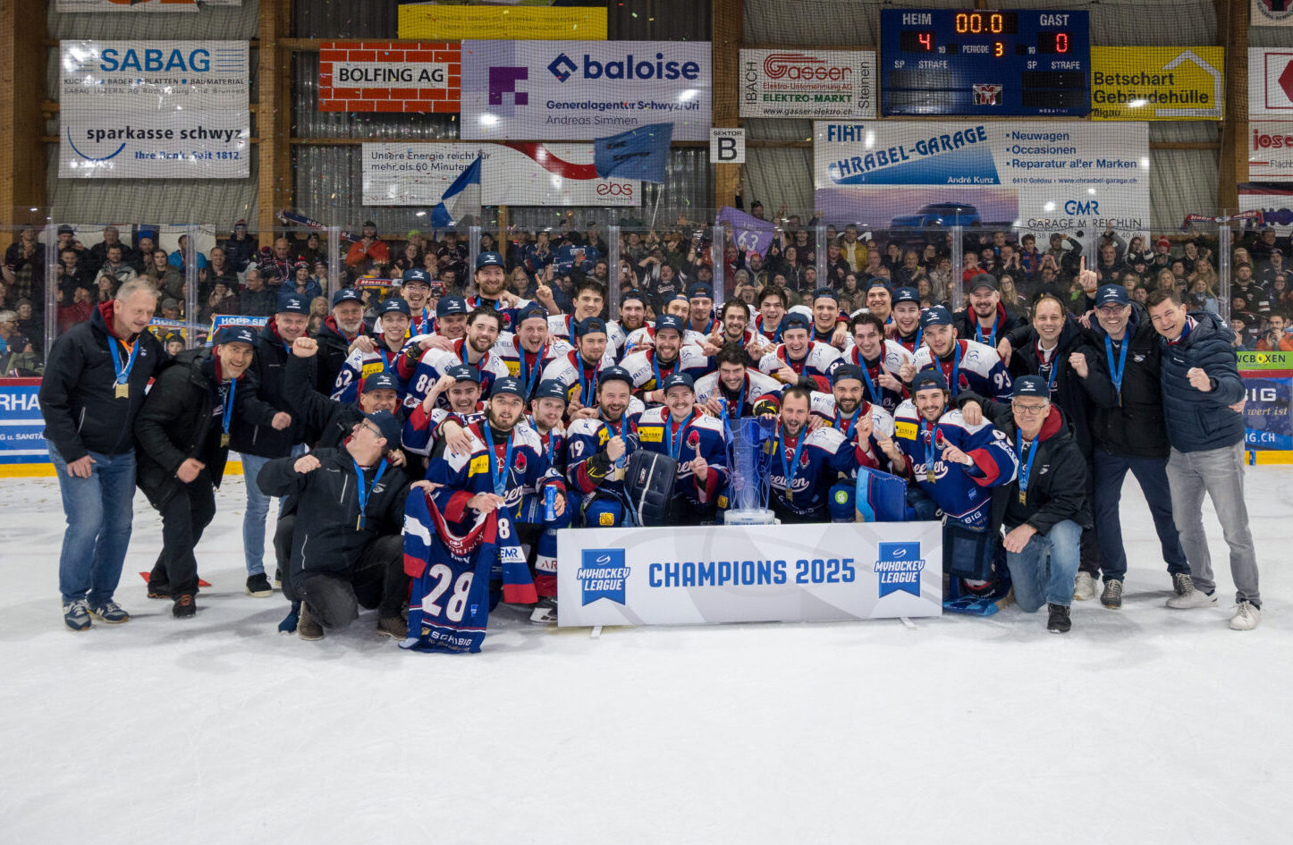 Herzlichen Glückwunsch an den EHC Seewen und die Zuger Highlands! 🏆