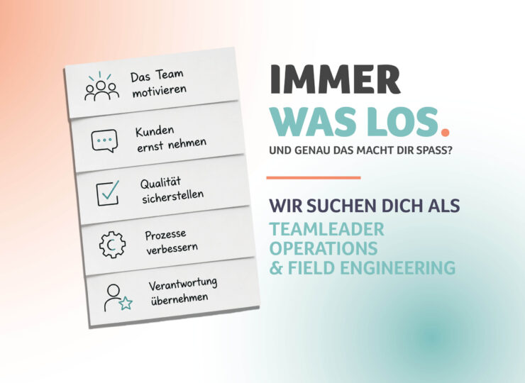 Gestalte die Zukunft unseres Operations Teams mit!